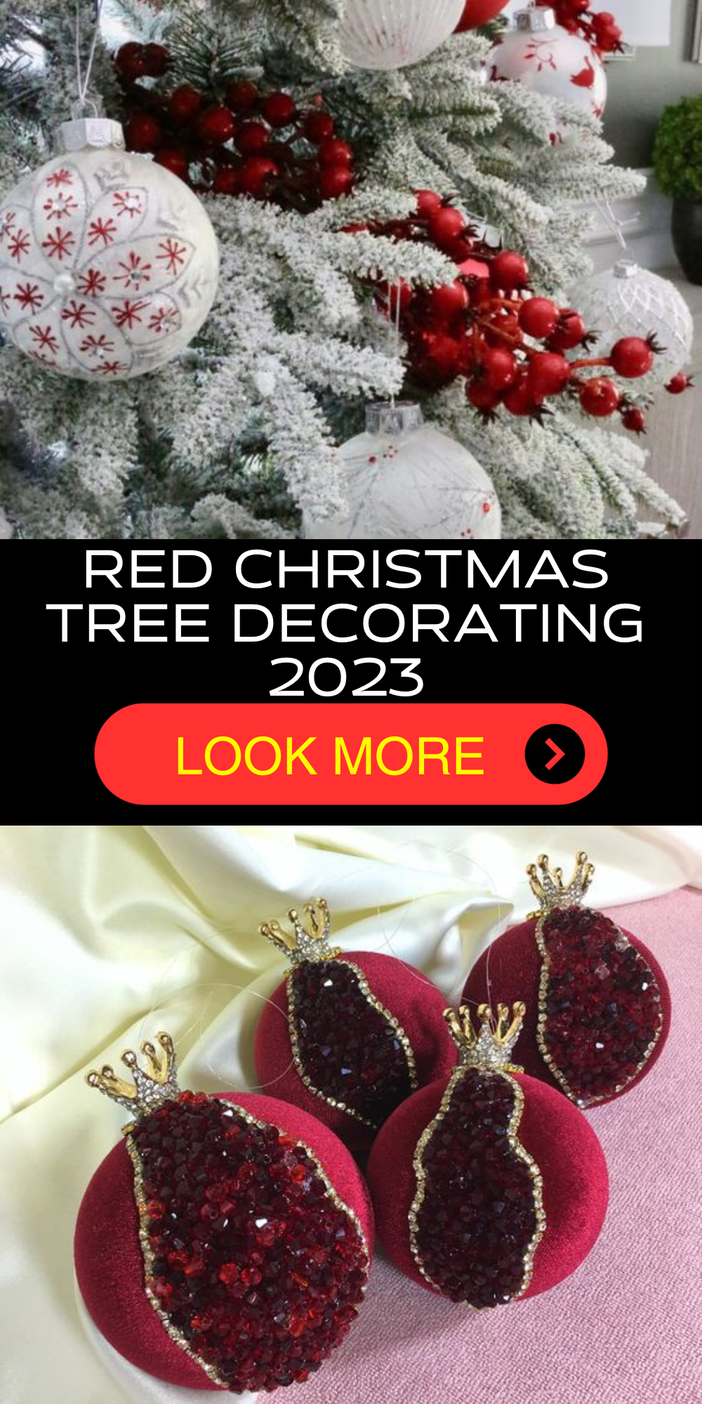 Red Christmas Tree Decorations 2023: Bringing Festive Elegance to Your Home
