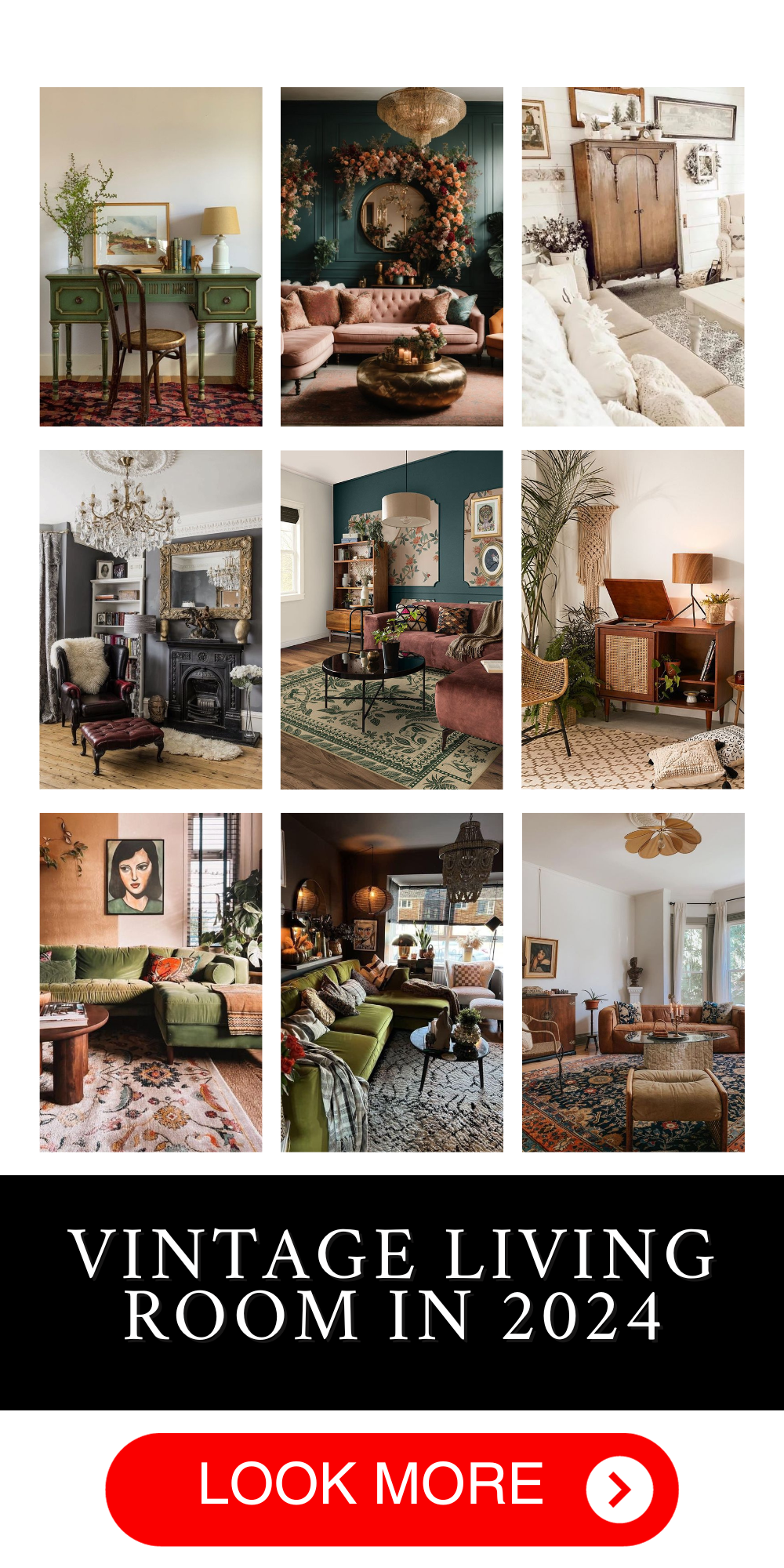 Embracing the Timeless: A Nod to Vintage Living Room Elegance in 2024