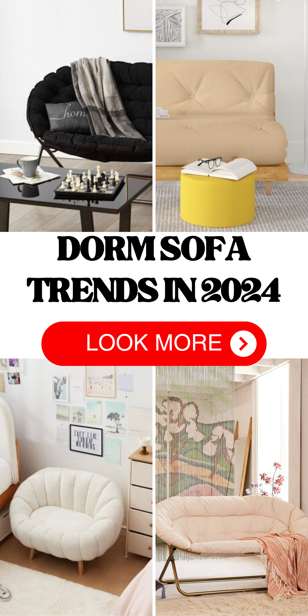 Dorm Sofas 2024: Chic Comfort in Compact Living