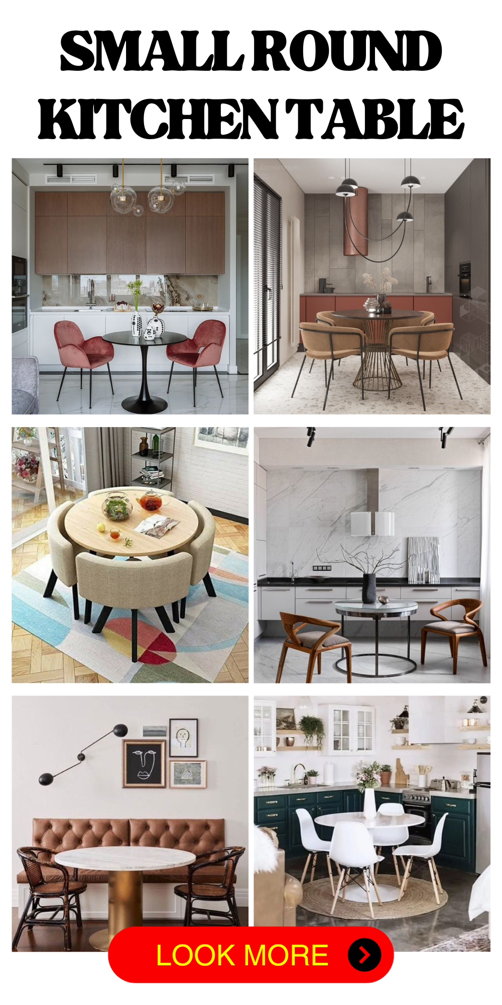 Maximize Style in Small Spaces with Chic Round Kitchen Tables