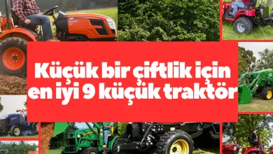 Küçük bir çiftlik için en iyi 9 küçük traktör
