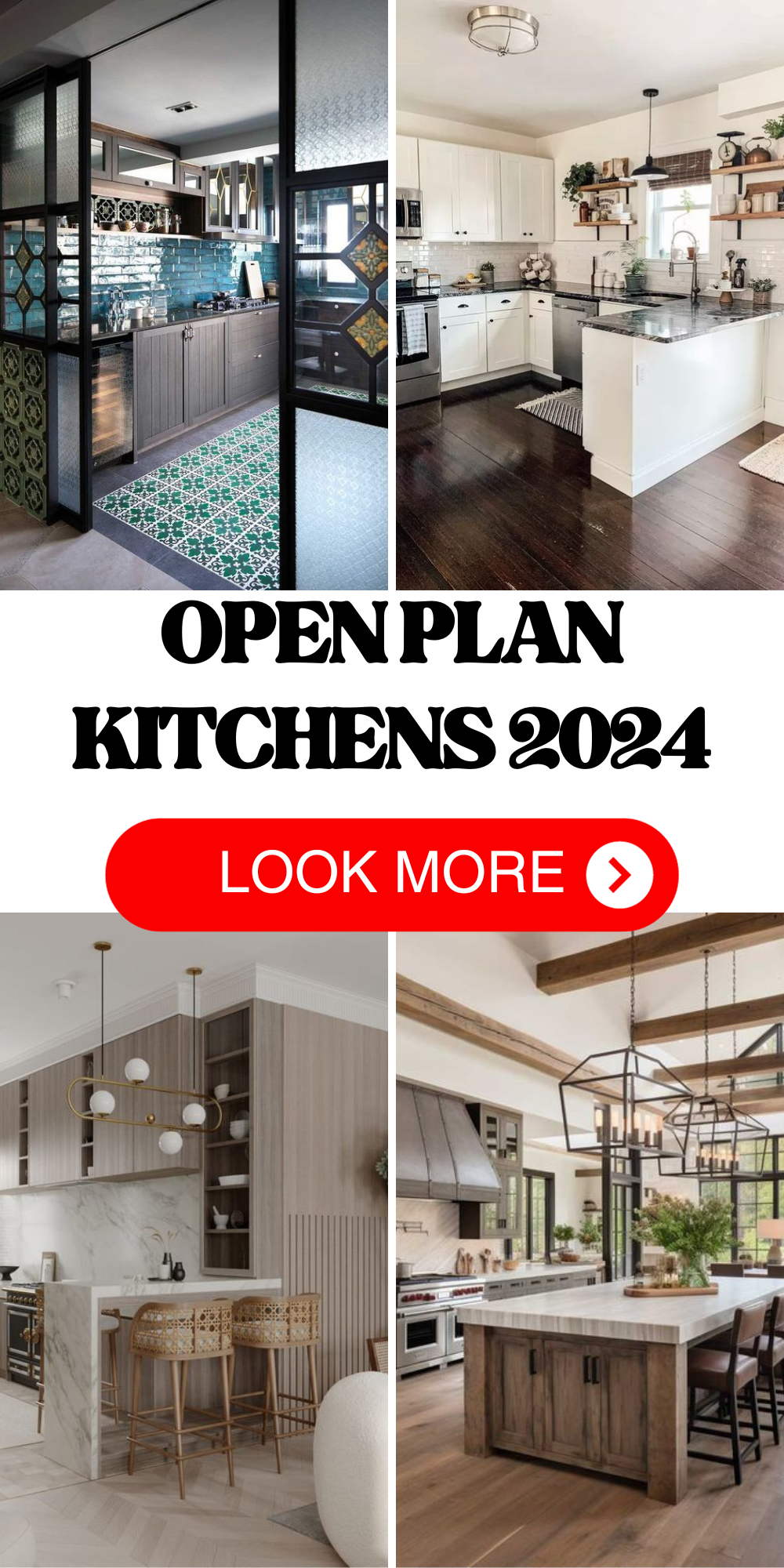 Explore 2024's Top Open Concept Kitchens: Design Trends & Decor Ideas