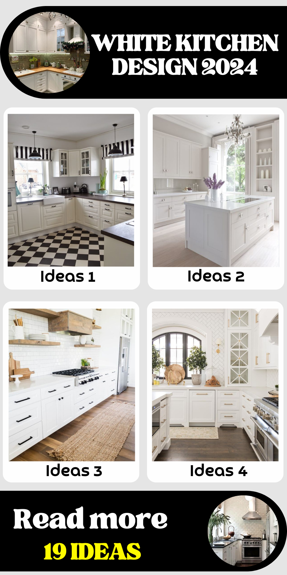 2024's White Kitchen Designs: Elegant, Modern, and Timelessly Chic