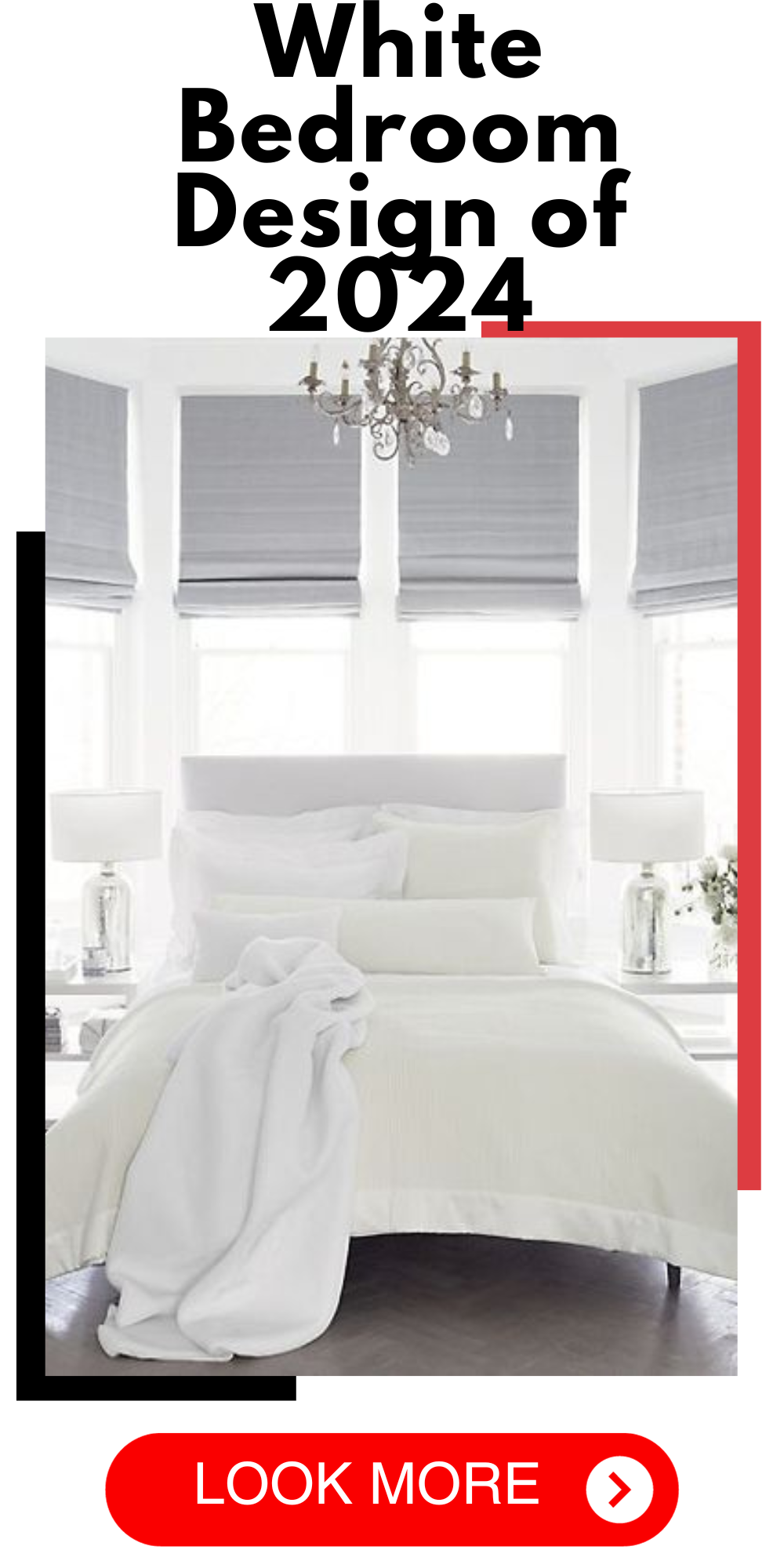 2024's White Bedroom Design Trends: Minimalist & Luxurious Interiors