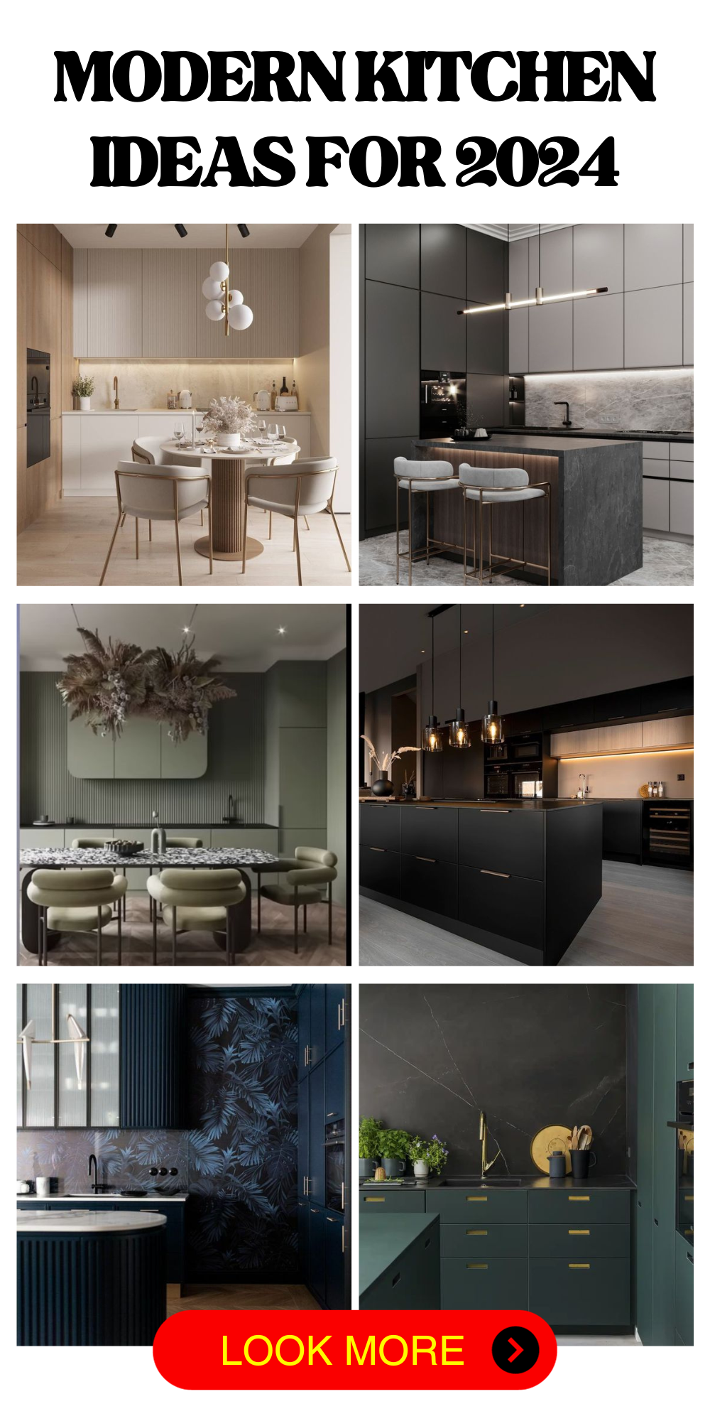 2024's Top Modern Kitchen Designs: Luxury, Layouts, & Decor Tips