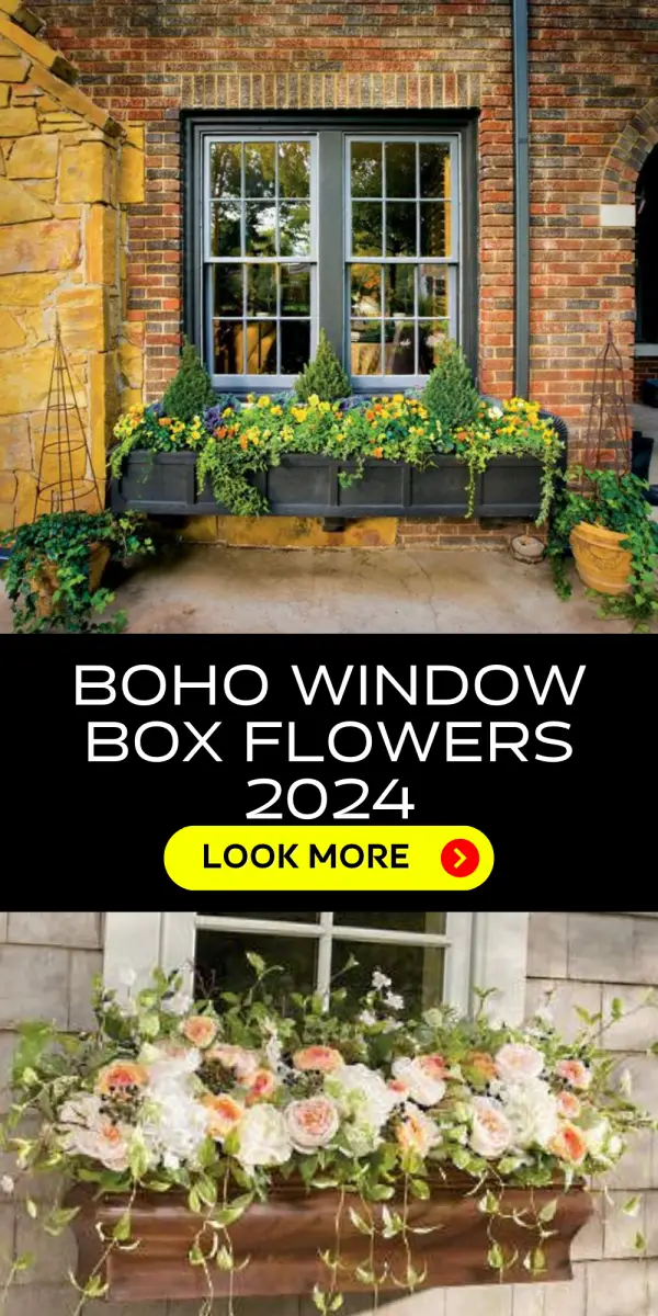 Boho Window Box Flowers 2024 Elevate Curb Appeal With Creative Ideas   V 6 2 600x1200 