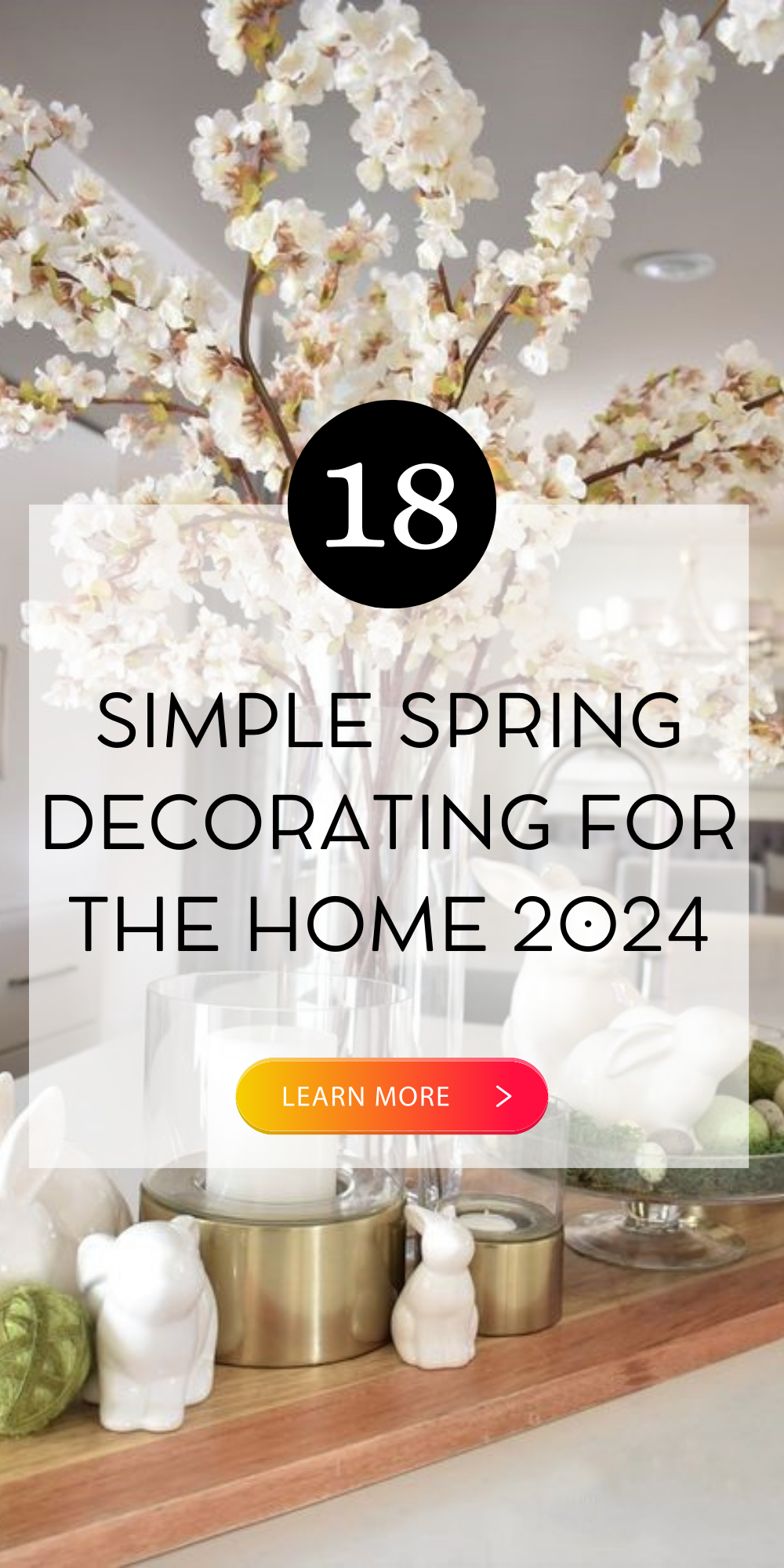 Fresh Spring Home Decor Ideas 2024 Simple & Rustic Inspirations