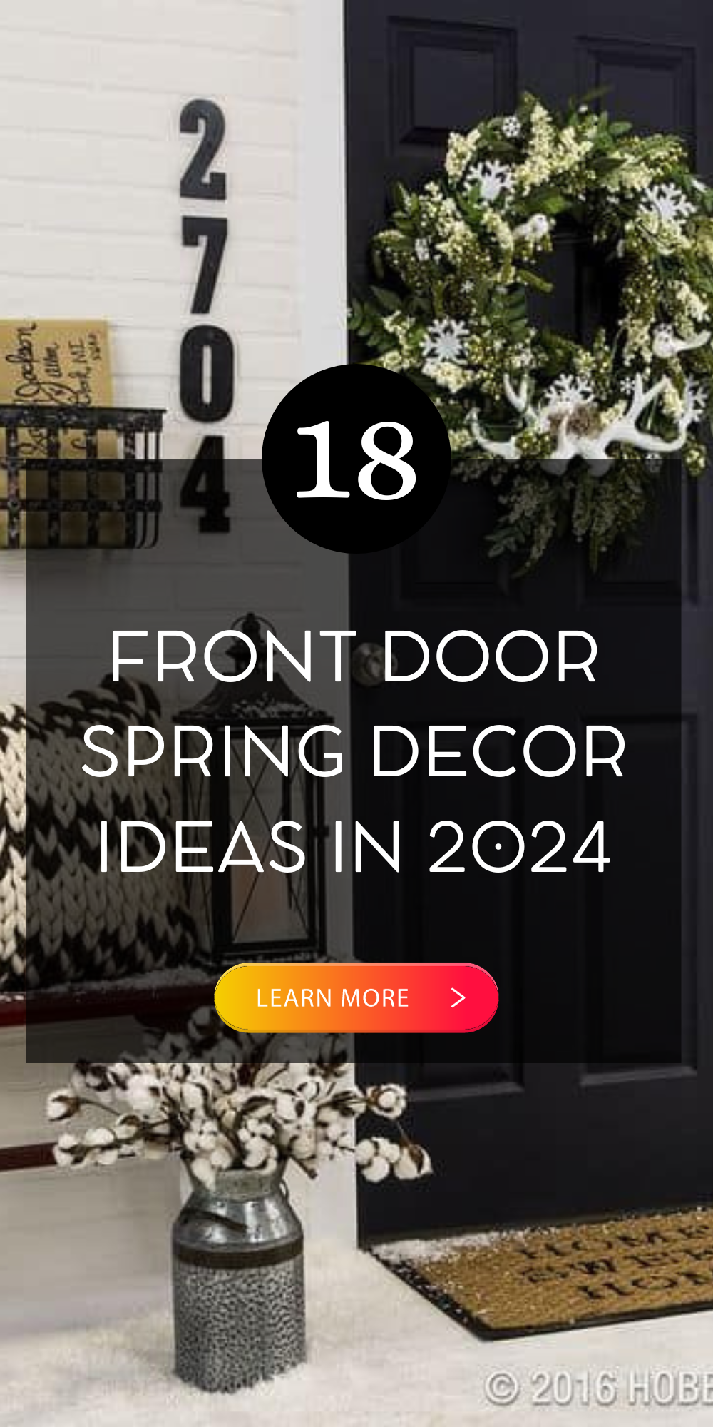 2024 Spring Front Door Decor Ideas Rustic To Modern Home Entrances   2 27 