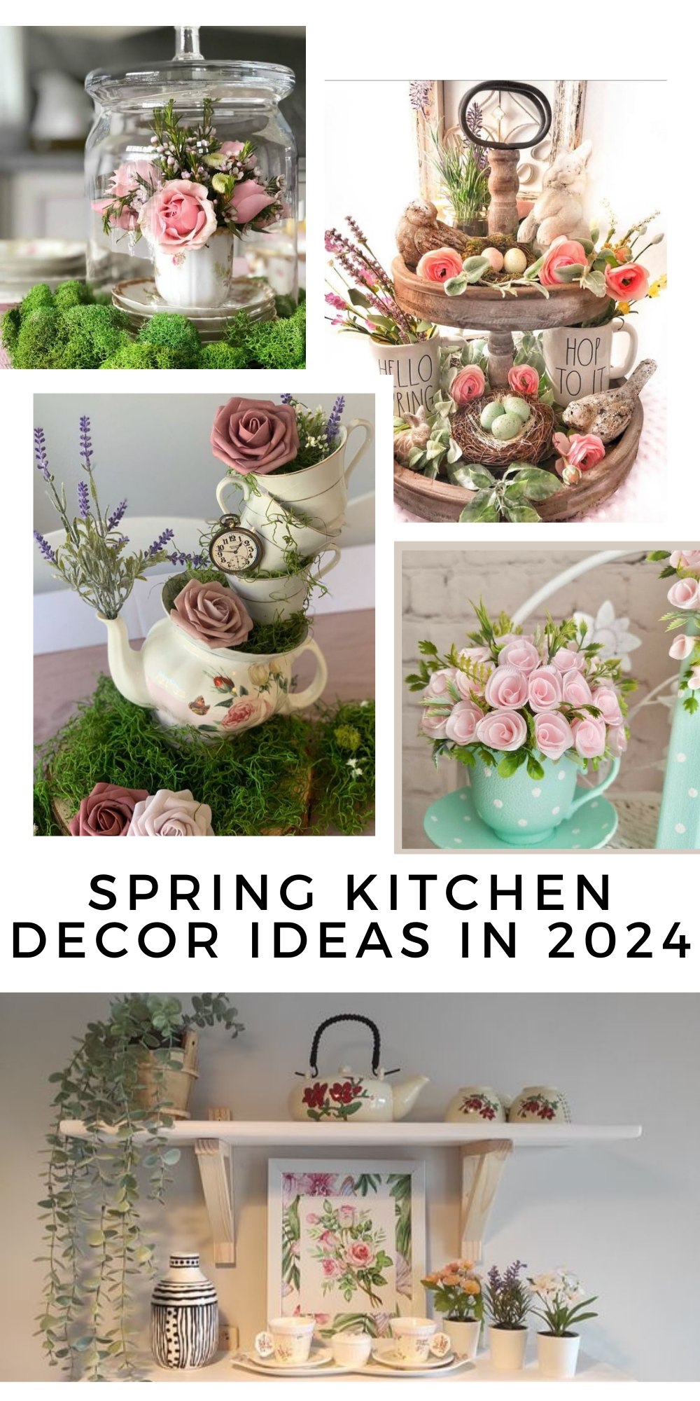 Fresh Spring Kitchen Decor Ideas 2024: Modern and Vintage Blends