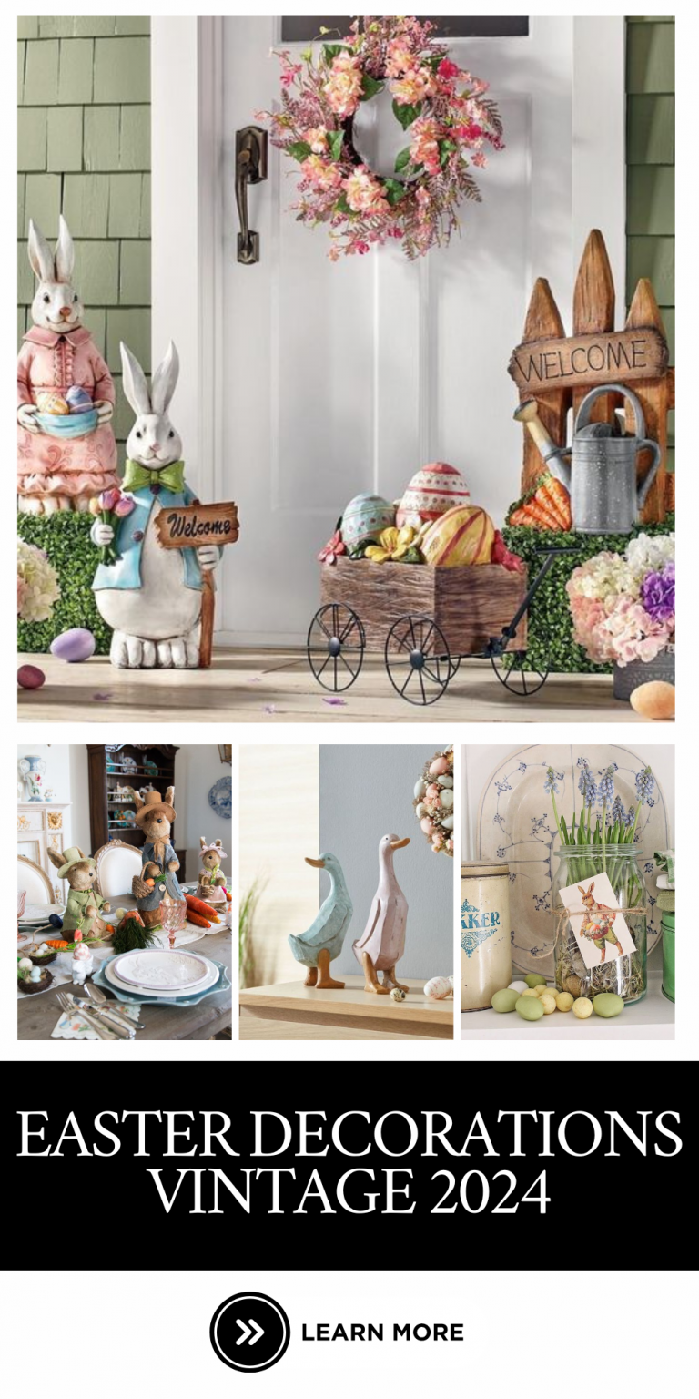 2024 Vintage Easter Decor Charming Ideas For A Nostalgic Holiday   9 7 768x1536 