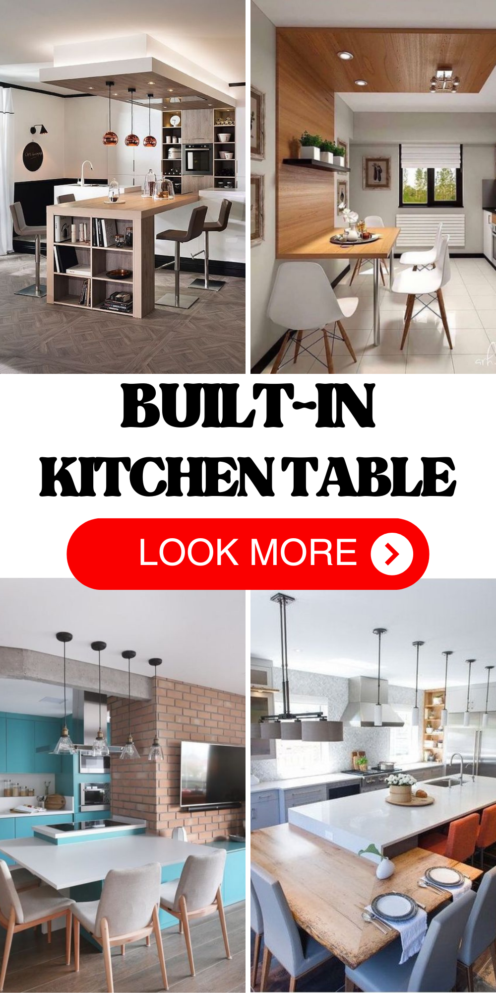 BuiltIn Kitchen Tables Transform Spaces with Elegance & Utility