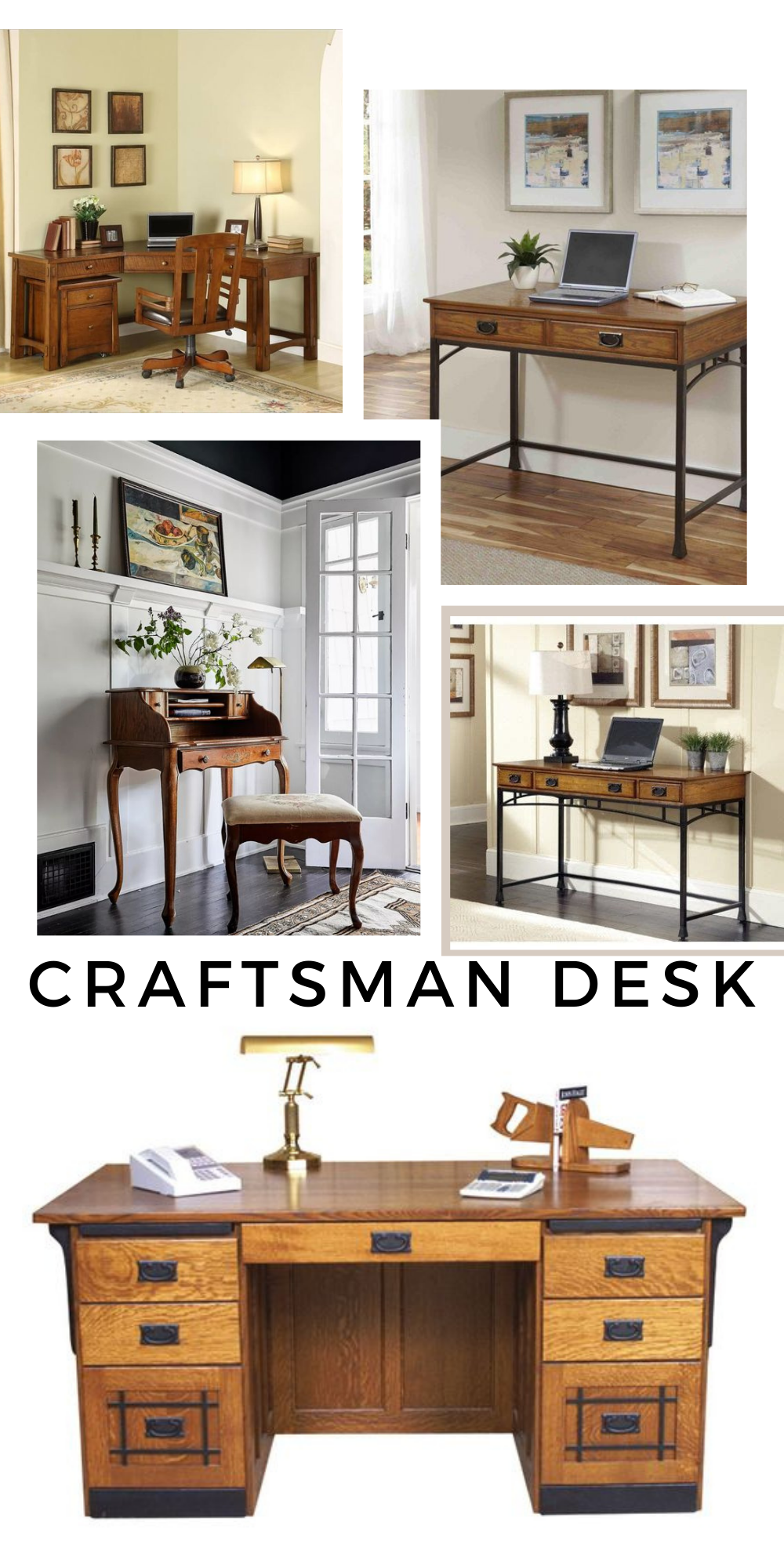 Craftsman Desks Versatile Workspaces Blending Style & Function