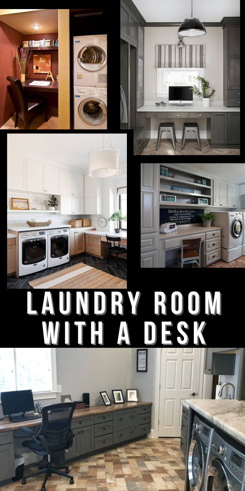 Maximize Home Efficiency Stylish Laundry Room & Desk Ideas for 2023