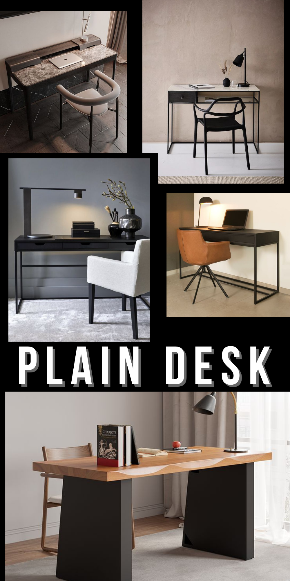 Elevate Your Space: Plain Desk Designs for Modern Home Workspaces