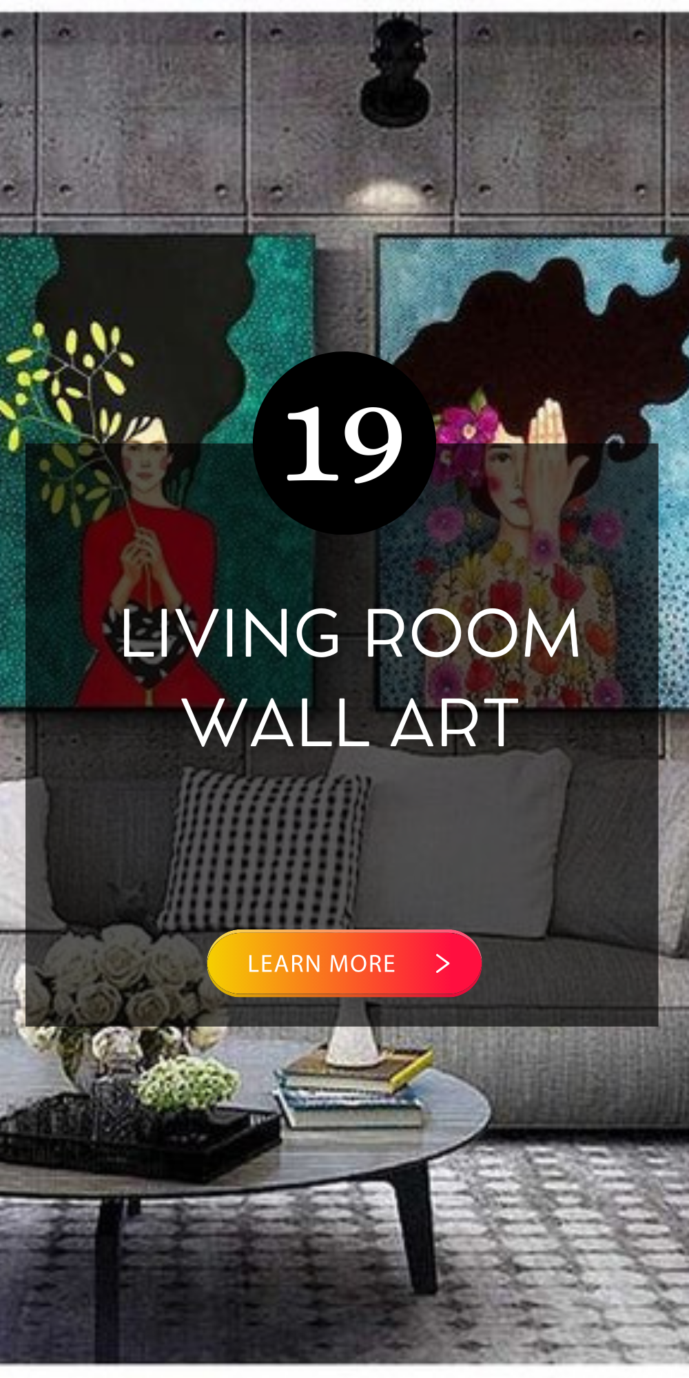 Transform Your Living Room with Art: From Abstract to Retro