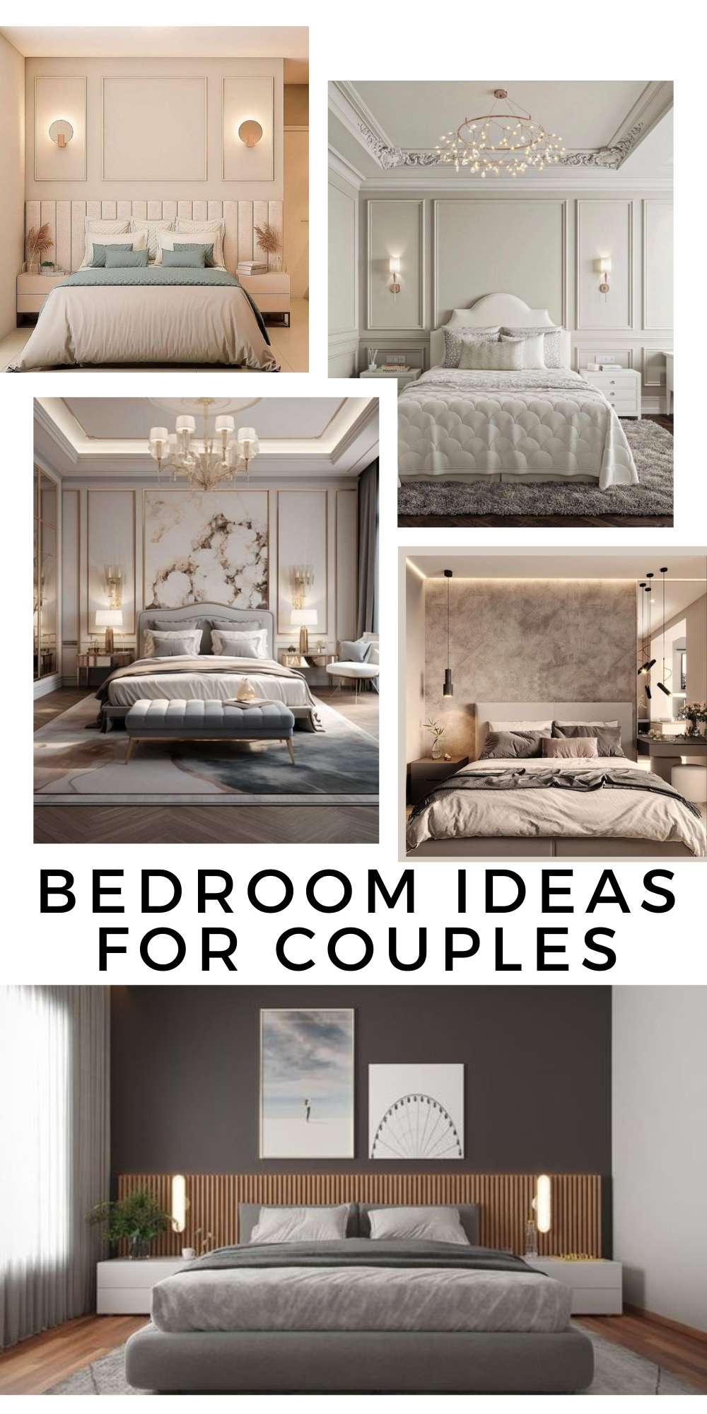 Stylish & Cozy Bedroom Designs for Couples - Romantic Luxury Ideas